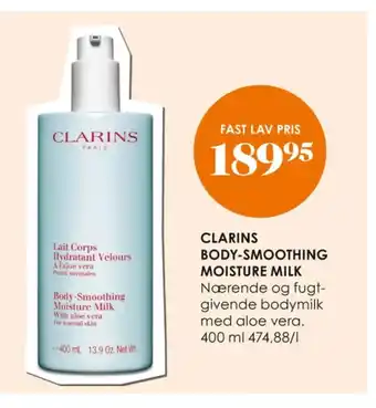 Matas Clarins bodymilk tilbud