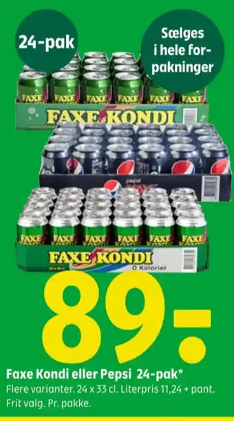 Coop 365 Faxe kondi sportssodavand tilbud