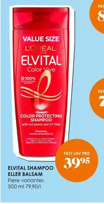 Matas Elvital shampoo tilbud