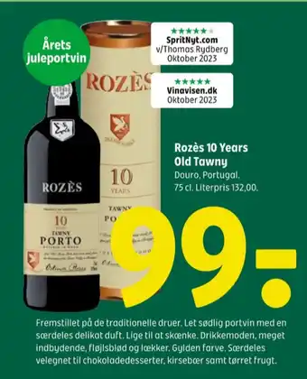 Tawny porto 10 years portvin