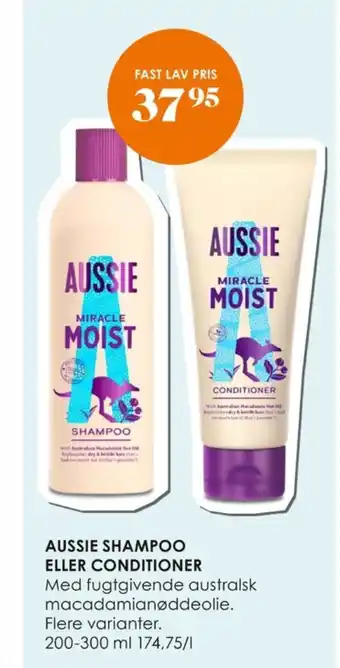 Matas Aussie shampoo tilbud