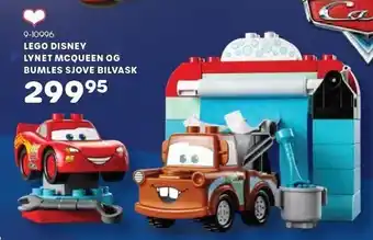 KiDS Coolshop Lego disney lynet mcqueen og bumles sjove bilvask tilbud