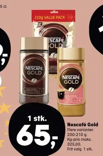 Kvickly Nescafé gold tilbud