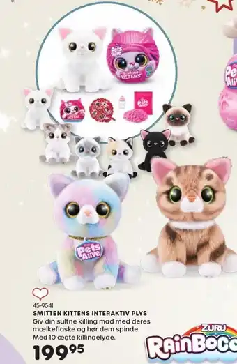 Smitten kittens interaktiv plys