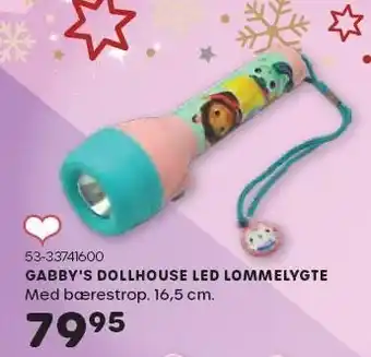 KiDS Coolshop Gabby's dollhouse led lommelygte tilbud