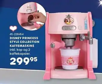 KiDS Coolshop Disney princess style collection kaffemaskine tilbud