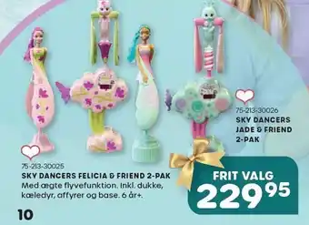 KiDS Coolshop Sky dancers felicia & friend 2-pak el. sky dancers jade & friend 2-pak tilbud