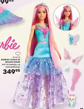 KiDS Coolshop Barbie touch malibu dukke tilbud