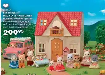 Startsæt med klassiske møbler