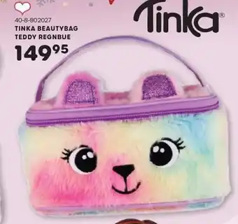 Tinka beautybag teddy regnbue