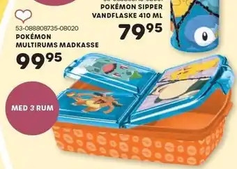 KiDS Coolshop Pokémon multirums madkasse tilbud