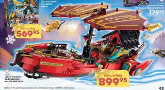 KiDS Coolshop Lego ninjago skæbnebåden - kapløb med tiden tilbud