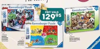 KiDS Coolshop Marvel avengers puslespil, pokémon puslespil el. exotic animals selfie puslespil tilbud