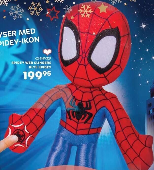 Spidey web slingers plys spidey tilbud hos KiDS Coolshop