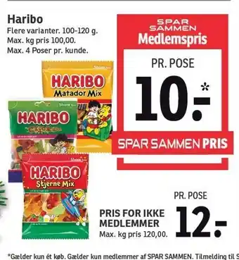 SPAR Haribo tilbud
