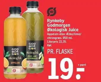 SPAR Rynkeby godmorgen økologisk juice tilbud