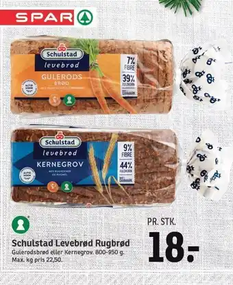 SPAR Schulstad levebrød rugbrød tilbud