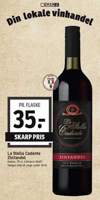 La stella cadente zinfandel