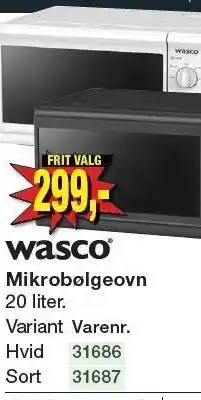 Harald Nyborg Wasco mikrobølgeovn tilbud