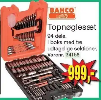 Harald Nyborg Bahco topnøglesæt tilbud