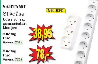 Harald Nyborg Sartano stikdåse tilbud