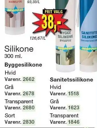 Harald Nyborg Silikone tilbud