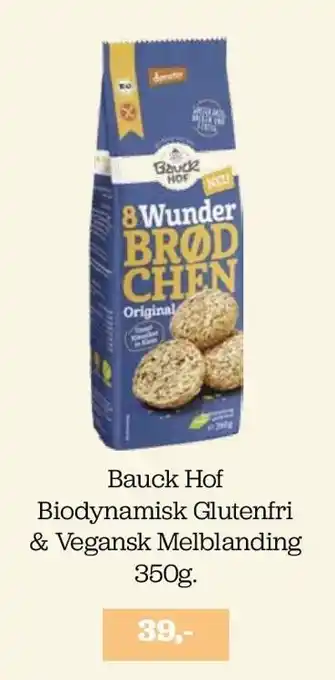 Bauck hof biodynamisk glutenfri & vegansk melblanding