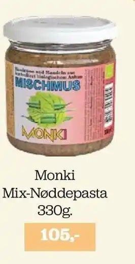 Monki mix-nøddepasta