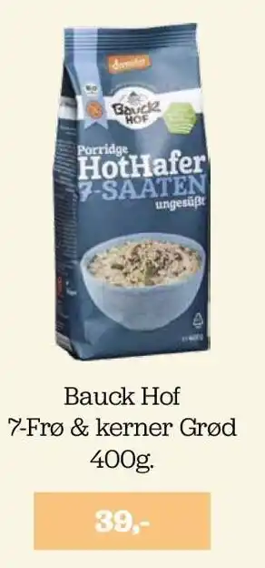 Bauck hof 7-frø & kerner grød