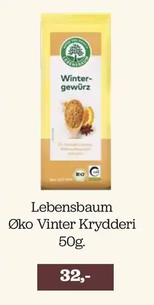 Helsemin Lebensbaum øko vinter krydderi 50g tilbud