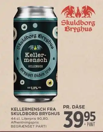MENY Kellermensch fra skuldborg bryghus tilbud