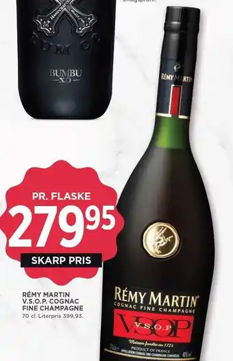 MENY Rémy martin v.s.o.p. cognac fine champagne tilbud
