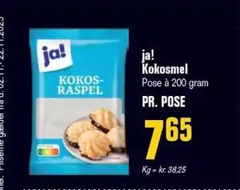 Poetzsch Padborg Ja! kokosmel tilbud