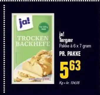Ja! tørgær