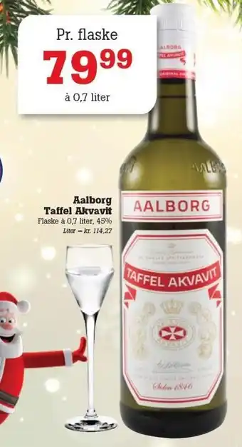 Poetzsch Padborg Aalborg taffel akvavit tilbud