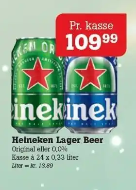 Poetzsch Padborg Heineken lager beer tilbud