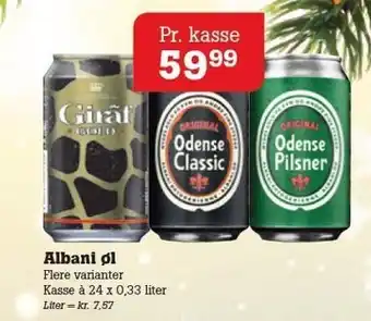 Poetzsch Padborg Albani øl tilbud