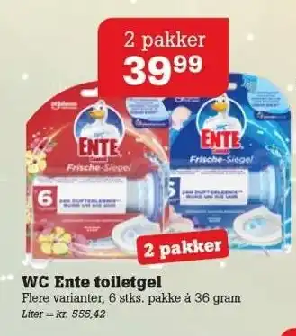 Wc ente toiletgel