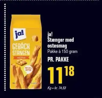 Poetzsch Padborg Ja! stænger med ostesmag tilbud