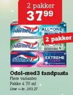 Poetzsch Padborg Odol-med3 tandpasta tilbud