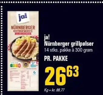 Poetzsch Padborg Ja! nürnberger grillpølser tilbud