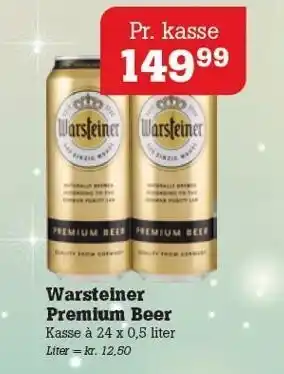 Poetzsch Padborg Warsteiner premium beer tilbud