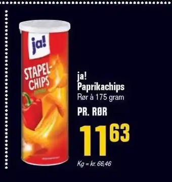 Poetzsch Padborg Ja! paprikachips tilbud