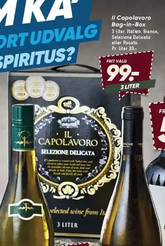 Bilka Il capolavoro bag-in-box tilbud