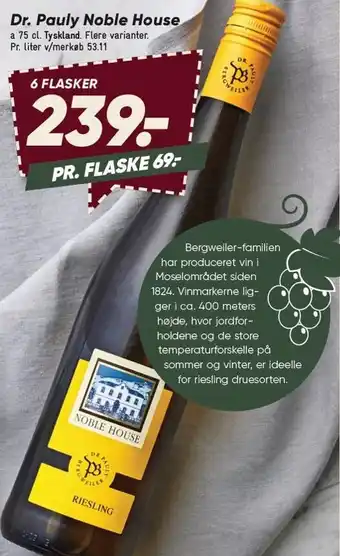 Bilka Dr. pauly noble house tilbud