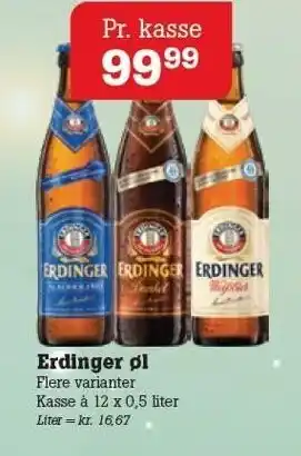 Poetzsch Padborg Erdinger øl tilbud