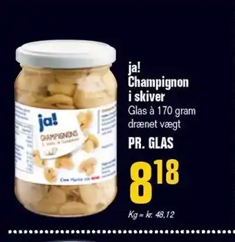 Poetzsch Padborg Ja! champignon i skiver tilbud