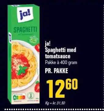 Poetzsch Padborg Ja! spaghetti med tomatsauce tilbud