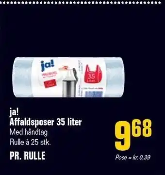 Poetzsch Padborg Ja! affaldsposer 35 liter tilbud