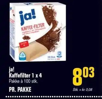 Poetzsch Padborg Ja! kaffefilter 1 x 4 tilbud
